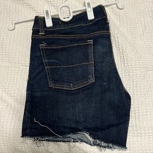 American eagle high waisted jean shorts